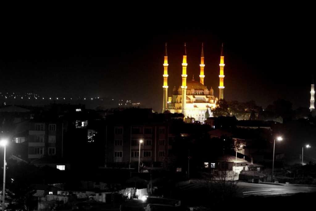 Gece Selimiye camii