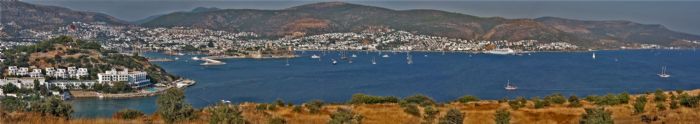 Bodrum Krfez Panoramik Grnm - 6 Kare -