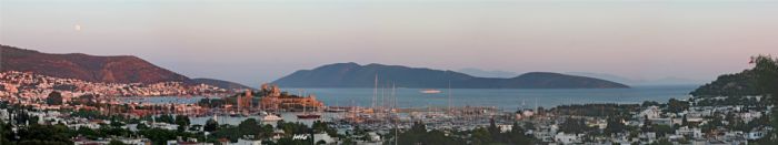 Dolunayl Savaronal Bodrum Panoramik Gn Batmna