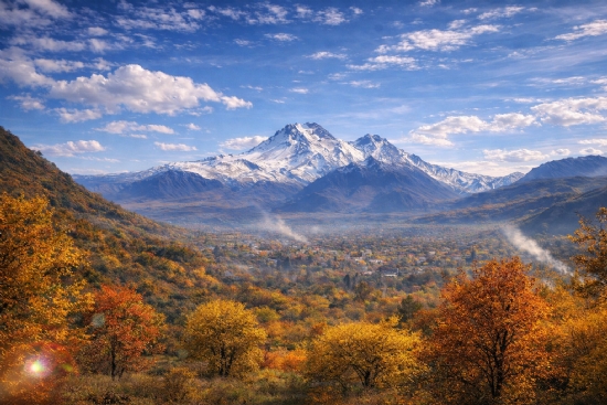 Hac�lar Organize Sanayinden  Erciyes Manzaras�