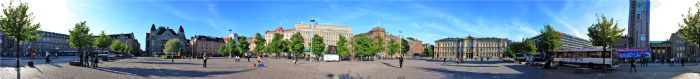 Heksinki City Public Square - Panorama