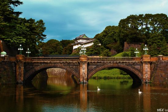Nijūbashi Bridge (hdr),tokyo