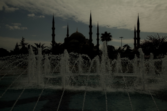 Havuzdan Camiye Bakış