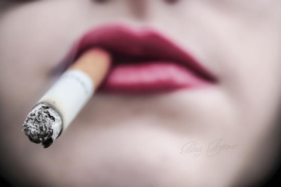 Lips And Cigarette