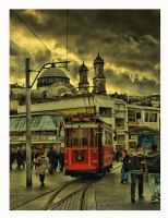 Taksim’de Tramvay Var