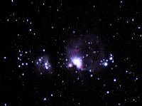 Orion Ve Running Man Nebulas