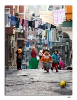 Tarlaba ocuklar - Fotoraf: Ahmet Ergun fotoraflar fotoraf galerisi. 