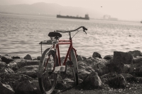 zmit Sahilindeki Krmz Bisiklet - Fotoraf: Murat Orhan fotoraflar fotoraf galerisi. 