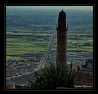 Mardin Ulu Camii Minare’si Ve Mezopotamya Denizi