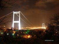 Gece Karanlnda Fatih Sultan Mehmet Kprs - Fotoraf: Halil Akdere fotoraflar fotoraf galerisi. 