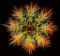 Yellow Fractal Big Bang - Fotoraf: Atlm Glen fotoraflar fotoraf galerisi. 