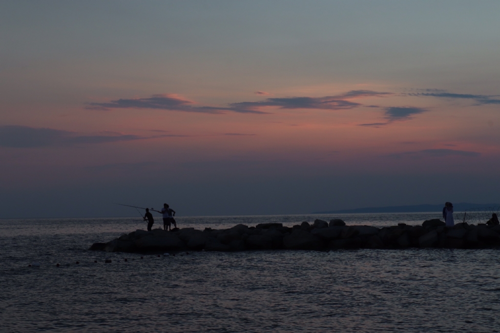 Sweety clouds and fishers