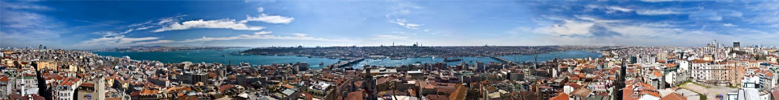 galata kulesinden 360 derece panoramik manzara (11