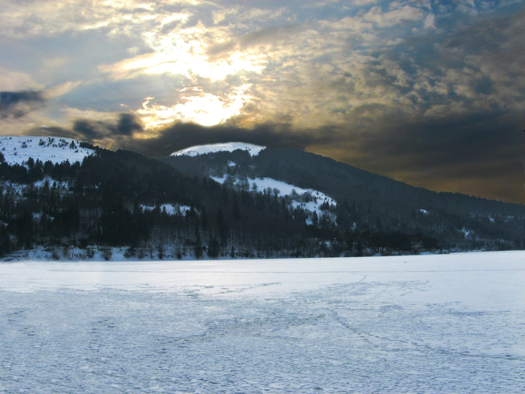 abant'ta ak�ama do�ru