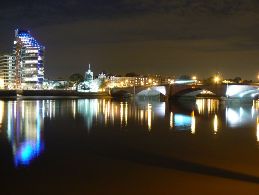 Putney Bridge London Gece