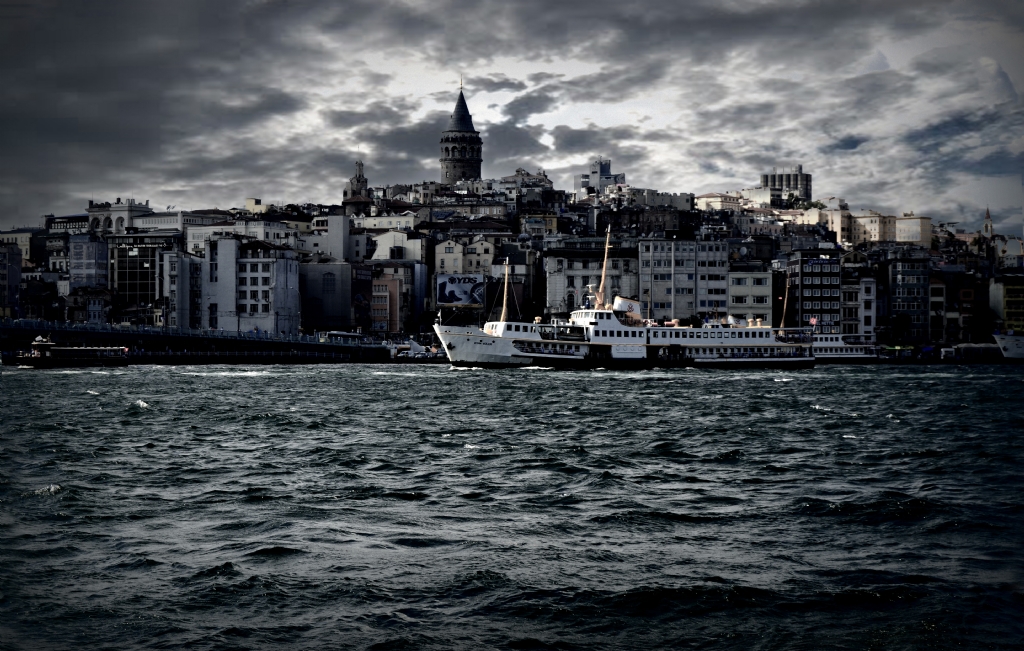 Galata'ya birde byle baktm..