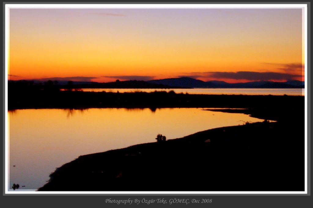 Sunset at Gme bay