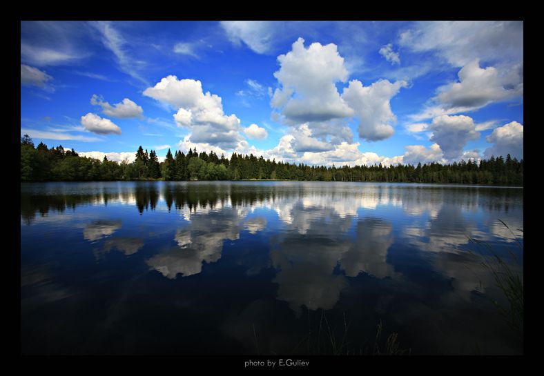 mirror of the lake..