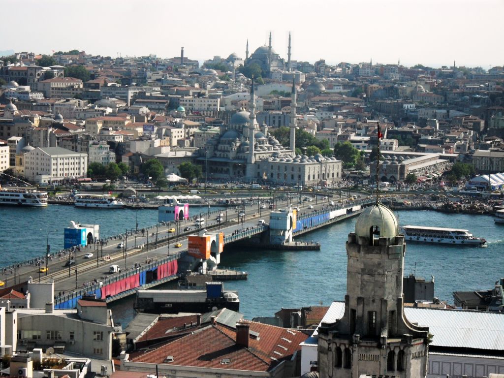 Galata kulesinden hali