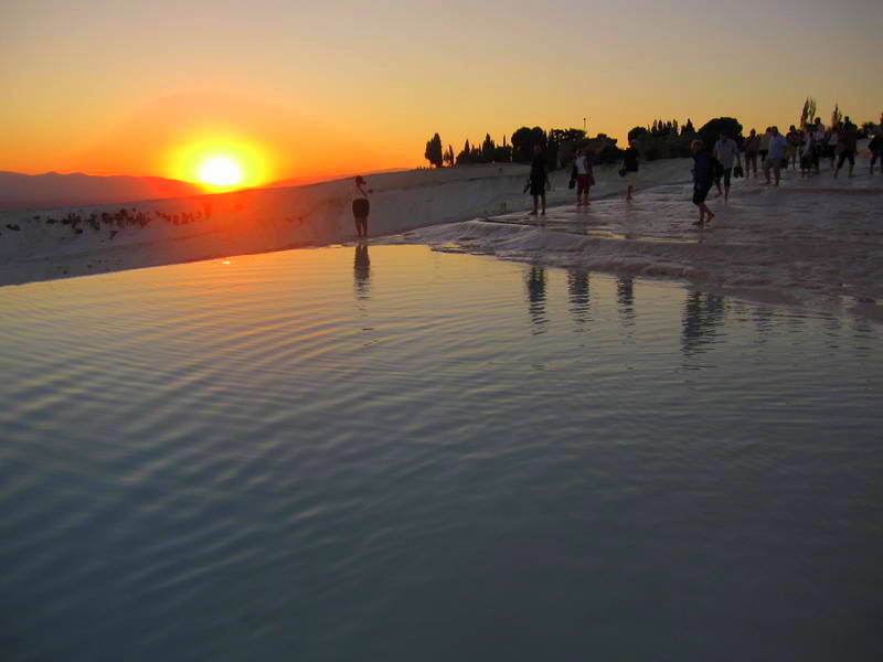 Pamukkalede gn batarken , Denizli