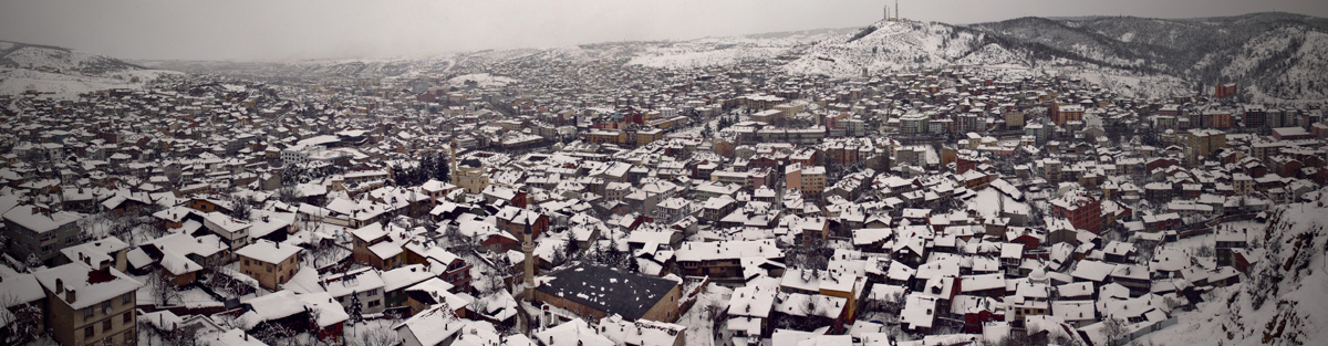 kastamonu kalesinden panooromik kastamonu