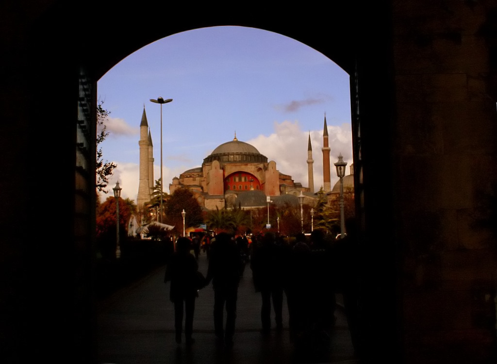 sultanahmet avlusundan