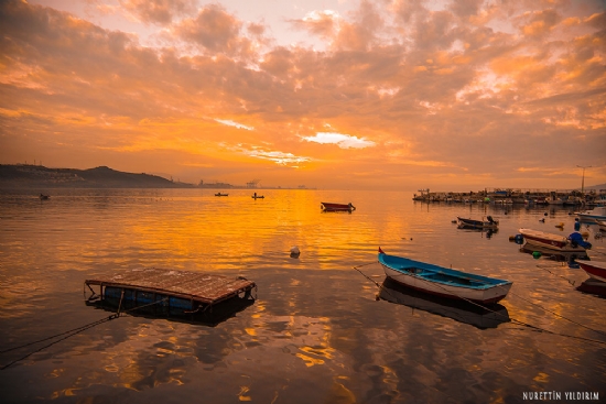 Bursa Gemlik’te Gn Batm Yansmalar