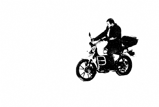 Motosikletli Adam