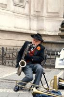 Prag (saksafon & Old Man) - Fotoraf: Ruhi dev fotoraflar fotoraf galerisi. 