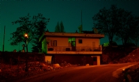 Renkli Gecede Bir Ev - Fotoraf: Tayfun Demirci fotoraflar fotoraf galerisi. 